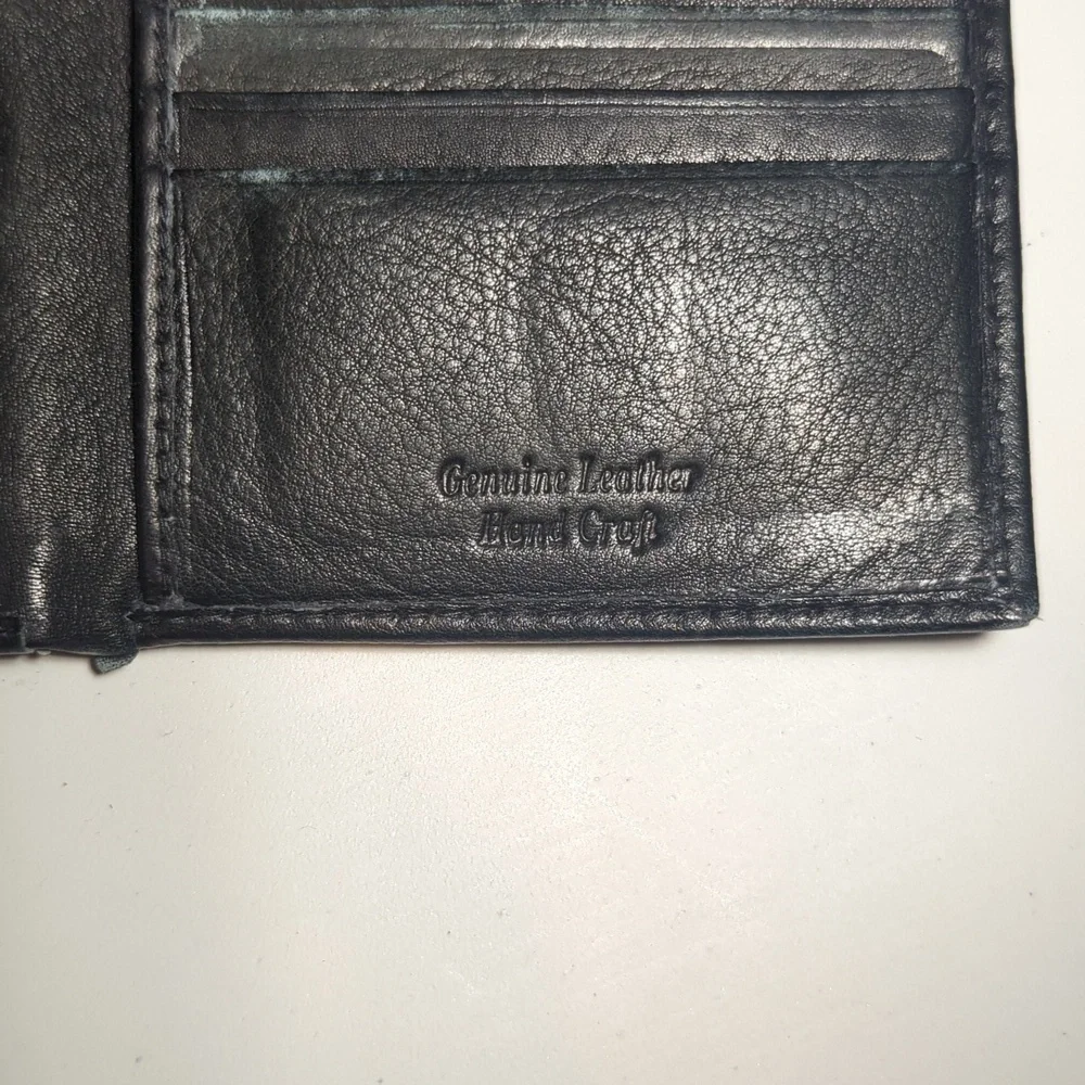 Paul & Taylor USA Black Leather Wallet